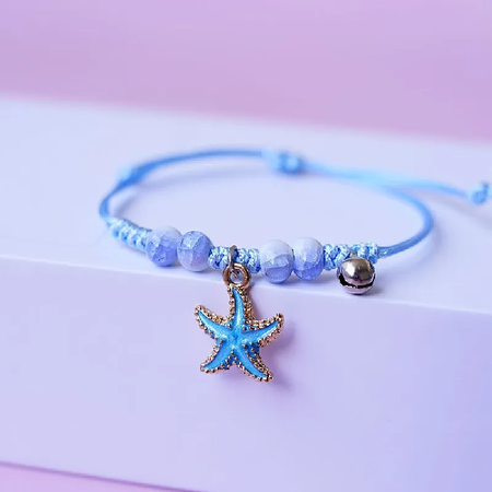 Children's Best Friend 'Purple Fairy Dream' Silver Plated Charm Bead Bracelet