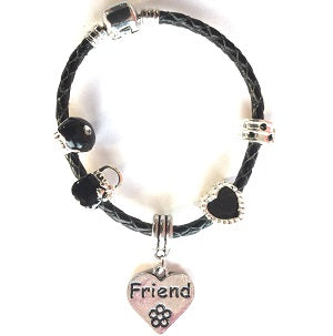 Adjustable 'February Birthstone Irregular Stone' Wish Bracelet / Friendship Bracelet