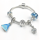 snow princess charm bracelet
