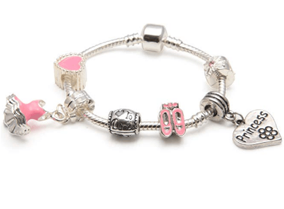Stainless Steel 9mm Shiny Link with 'Bowling Ball and Shoes' for Italian Charm Bracelet