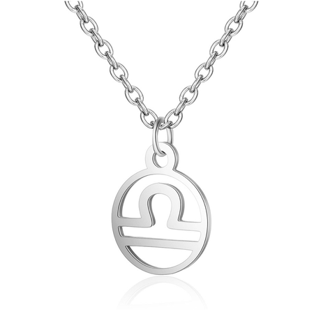Children's Sterling Silver 'March Birthstone' Cross Necklace