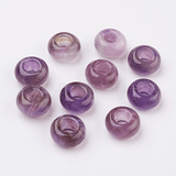 Natural Purple Amethyst Gemstone Bead