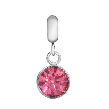 Adult July Birthstone Ruby Coloured Crystal Drop Charm