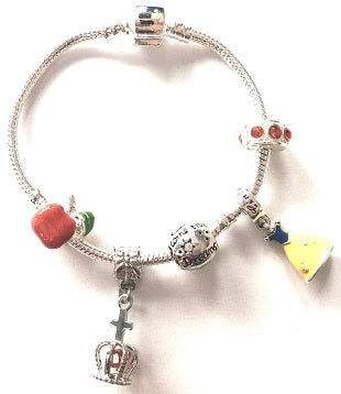 Children's 'Tooth Fairy' Silver Plated Charm Bracelet