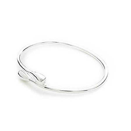 Adult's Bridesmaid 'Vanilla Kisses' Silver Plated Charm Bead Bracelet