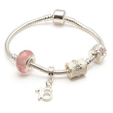 pink bracelet, 16th birthday gifts girl and charm bracelet gifts for 16 year old girl