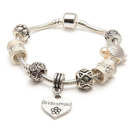 Children's Sister 'Christmas Wishes' Silver Plated Charm Bracelet