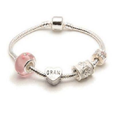 Adult's/Teenager's Pink Crystal Stone Turtle Stretch Bracelet