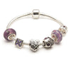 teacher gift idea 'Purple Haze' charm bracelet